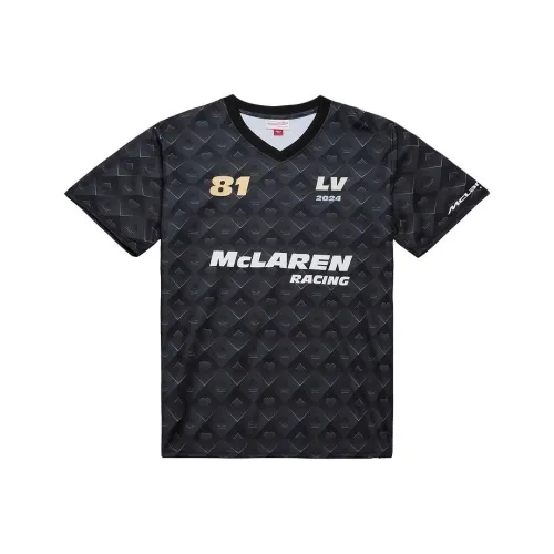 Mitchell & Ness x McLaren , SS25 T Shirt Unisex Black