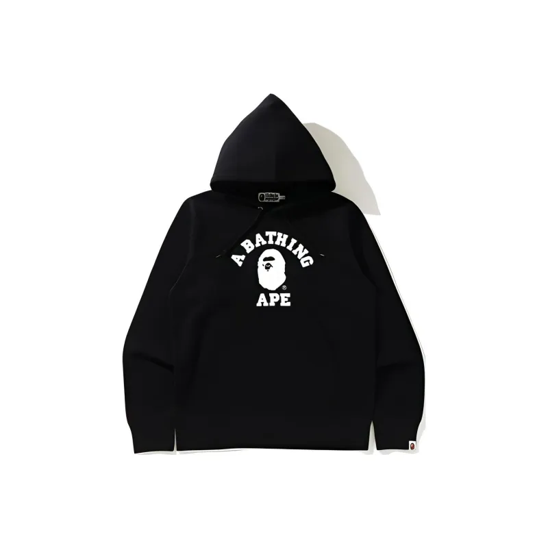A BATHING APE College Pullover Hoodie-0
