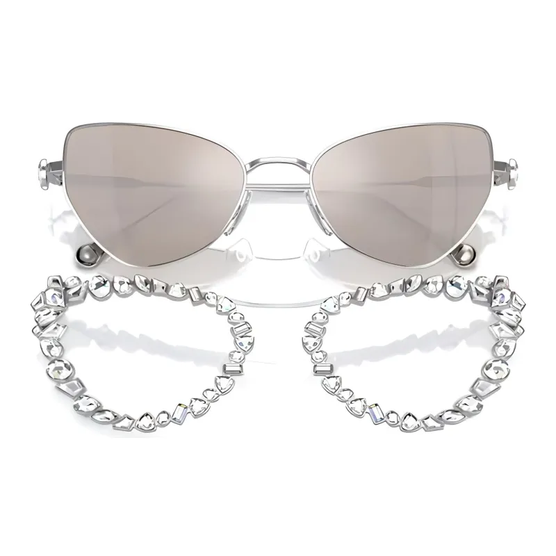 Swarovski Embellished Cat-Eye Frame Sunglasses-5