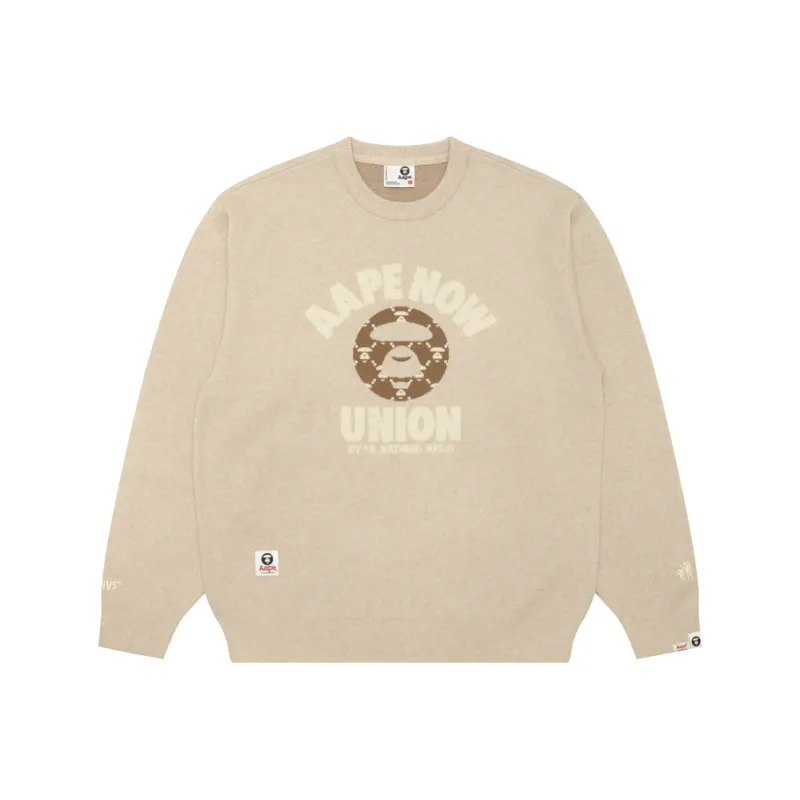 Aape Moonface logo Crew neck Jumper-2