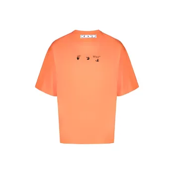 OFF WHITE FW21 T Shirts Men Orange