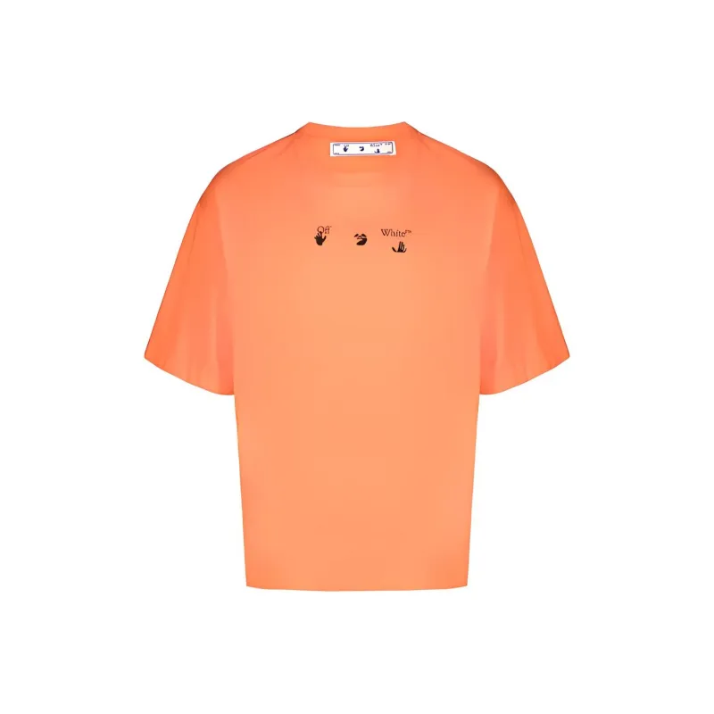 OFF WHITE FW21 T Shirts Men Orange-0