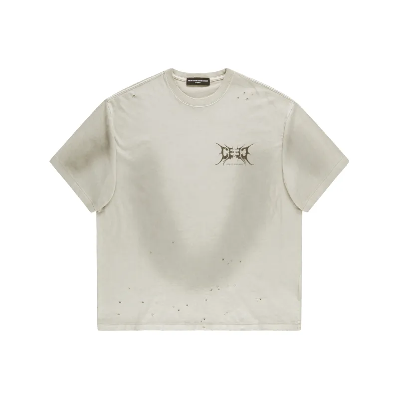 Ceec Skull Angel print T shirt-0