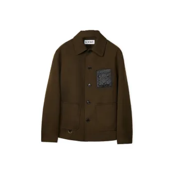 LOEWE Jacket Men's Dark Olive Green