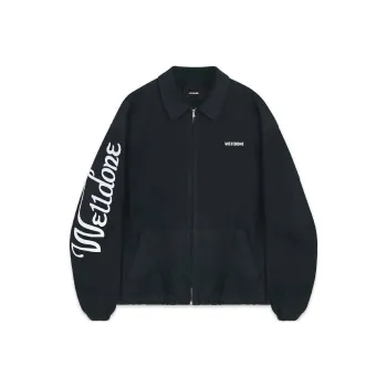 WE11DONE Logo Printed Zipped Jacket
