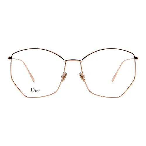 DIOR Eyeglass Frames Women's Rose Gold