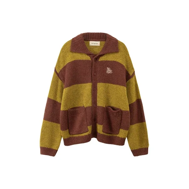 NO ONE ELSE Knitwear Unisex Coffee Stripes-0