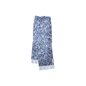 Acne Studios Abstract pattern Fringed Scarf
