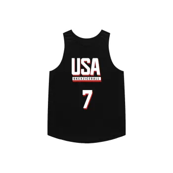 BKCXZICE Running Fitness Quick Dry Loose Fit Crew Neck Breathable Sleeveless Sports Shirt Men's