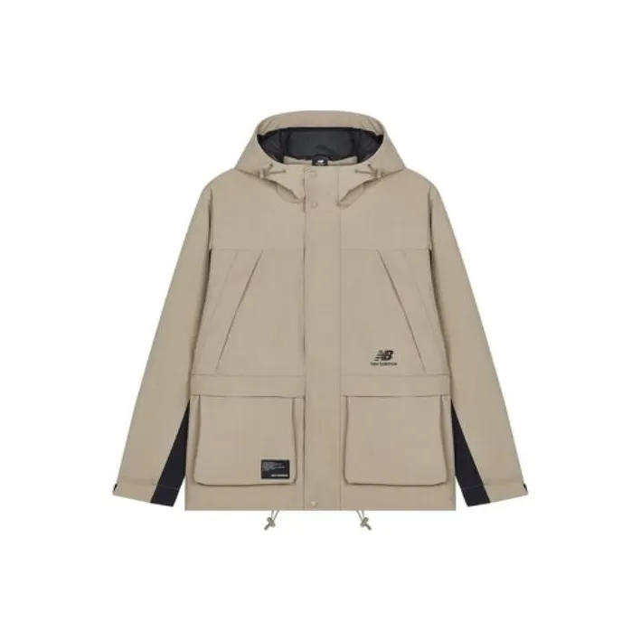 New Balance Jackets Men Khaki-0