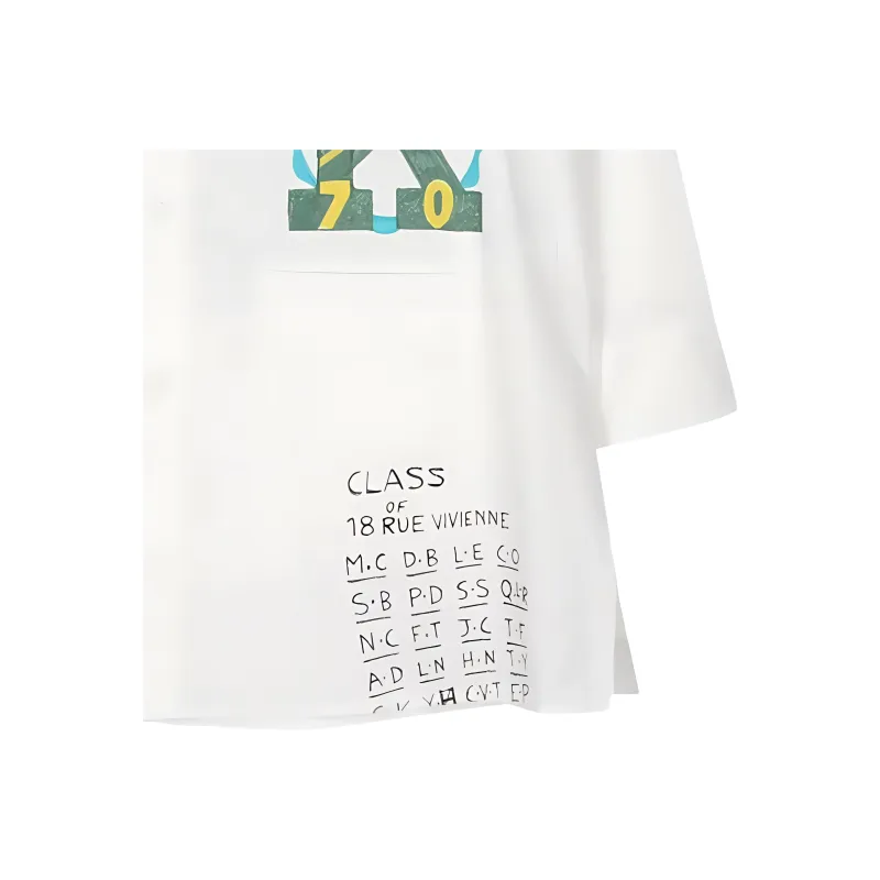 KENZO Graphic Printed Long Varsity Shirt-6