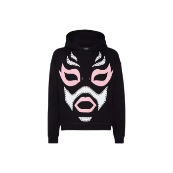 DSQUARED 2 Logo Printed Drop Shoulder Hoodie