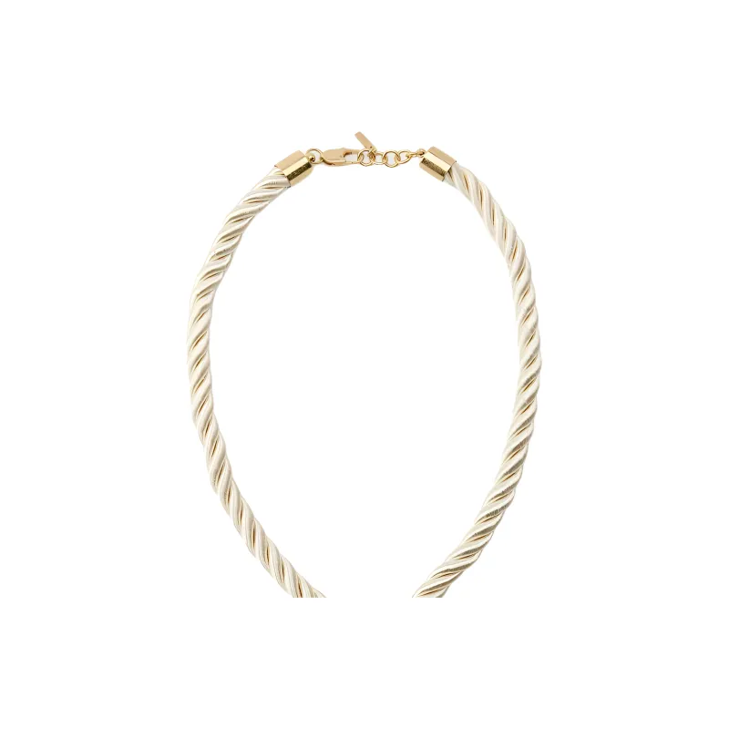 ZARA Zinc Polyester Brass Steel Necklaces Women's Gold-2