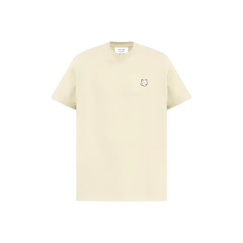 Maison Kitsune Bold Fox Head Patch Crewneck T Shirt-0