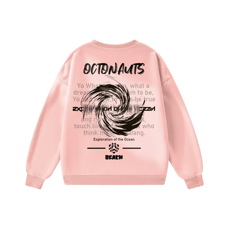 Small Columns Under The Sea Sweatshirt Unisex-4