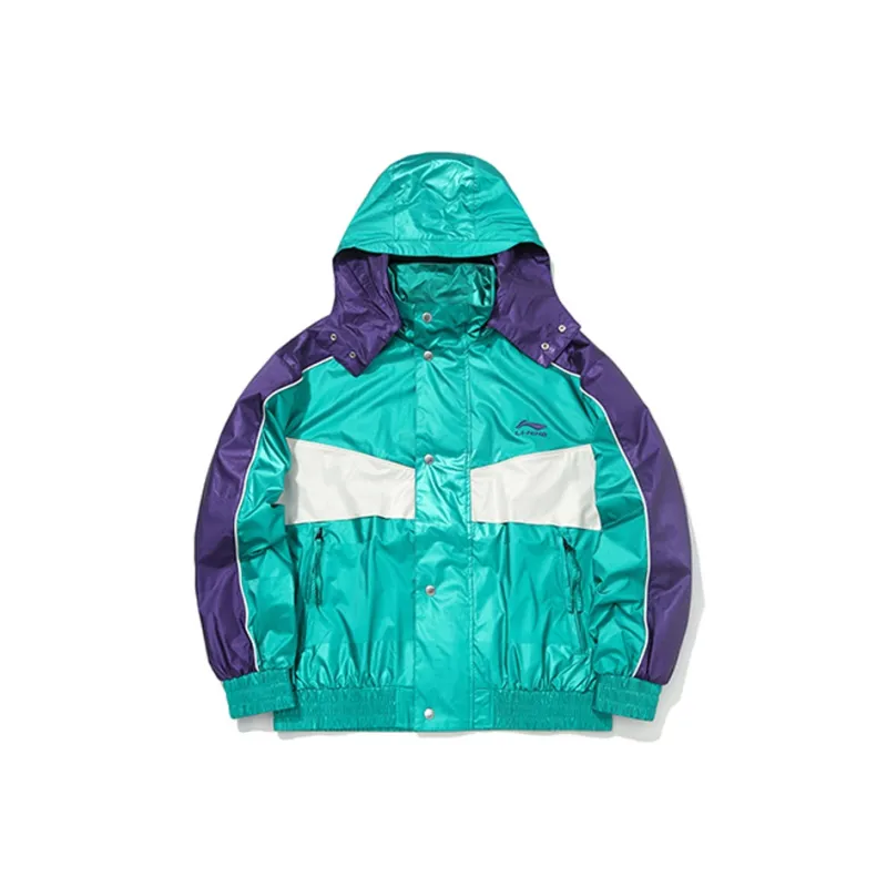 LiNing Jackets Unisex Mature Grass Green Gentian Violet-0
