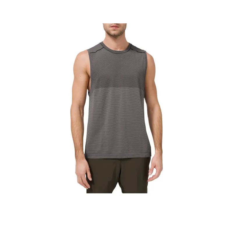 Lululemon Metal Vent Tech Tank Tops Men's Graphite Gray-0