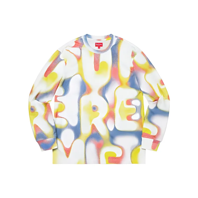 Supreme Half Tone Long Sleeve Top-2