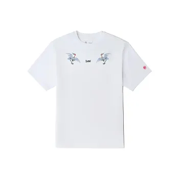 Lee SS22 Straight T Shirt Men's White