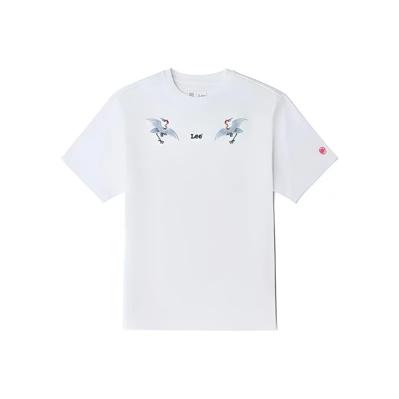 Lee SS22 Straight T-Shirt Men's White-0