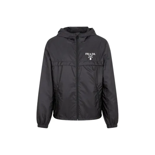 PRADA Jackets Coats Men's Black
