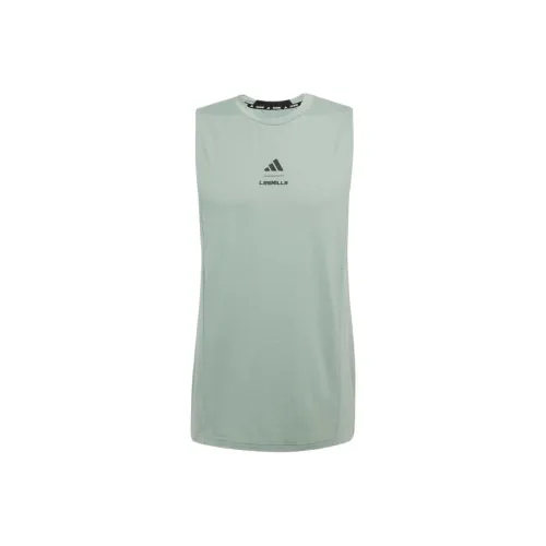Adidas LES MILLS Tank Tops Men's Green