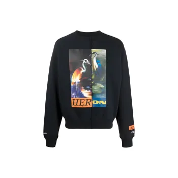 HERON PRESTON Sweatshirts Men Black