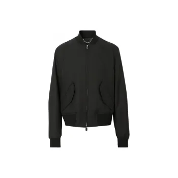 Burberry Zip Up Wool Jacket