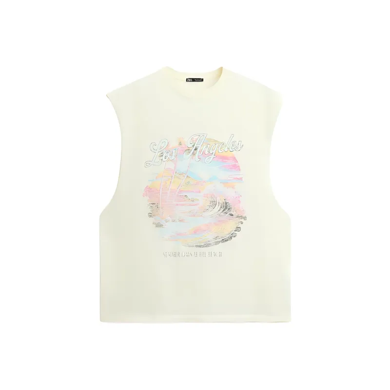 ZARA T Shirt Men's Blue Vanilla-0