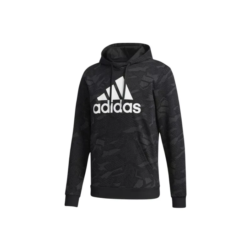 Adidas ESSENTIALS Sweatshirt Men's Black/White-0