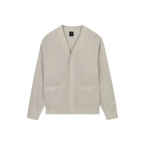 Anta Life Collection Knitwear Men's Plain Mist Gray