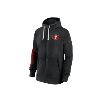 Nike San Francisco 49ers Sideline Team Issue Club Men's Nike Full Zip Hoodie