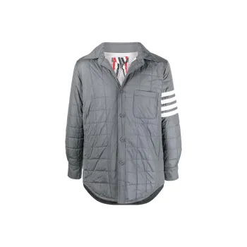 THOM BROWNE 4 Bar Padded Shirt Jacket