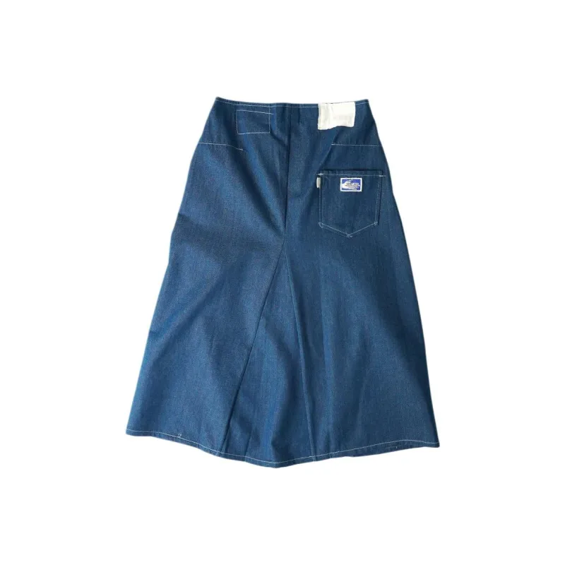 Story Mfg Denim Long Skirt Women's Blue-1