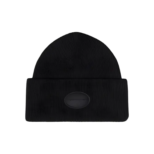 Alexander Wang Logo Patch Ribbed Knit Beanie