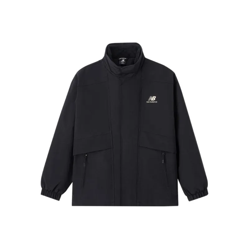 New Balance Jackets Men Black-0
