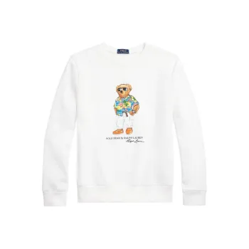 Polo Ralph Lauren Bear Printed Crewneck Sweatshirt