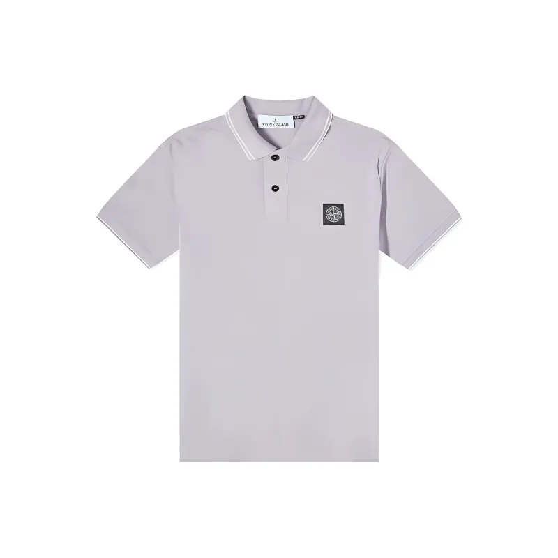 STONE ISLAND Polo Shirts Men Lavender-0
