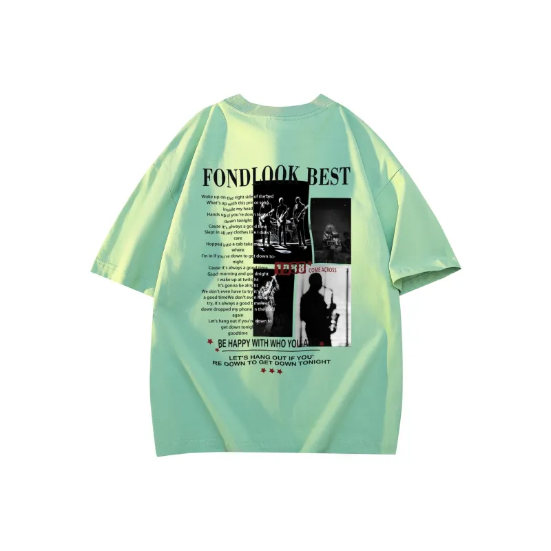 FONDLOOK T Shirts Unisex-4