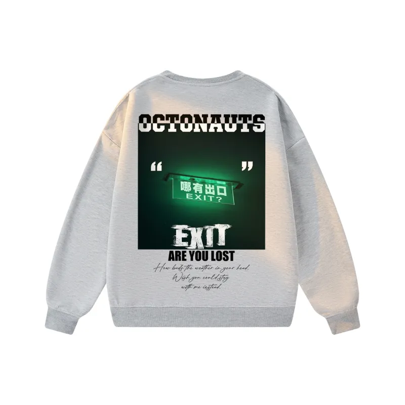 Small Columns Under The Sea Sweatshirt Unisex-14