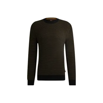 HUGO BOSS Two Tone Knitted Jumper