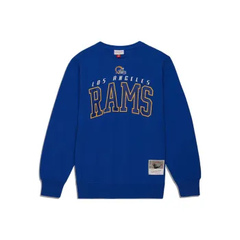 Mitchell & Ness x LUOSHANJIGONGYANGDUI LIANMINGKUAN Arch Team Sweatshirt Men's Blue