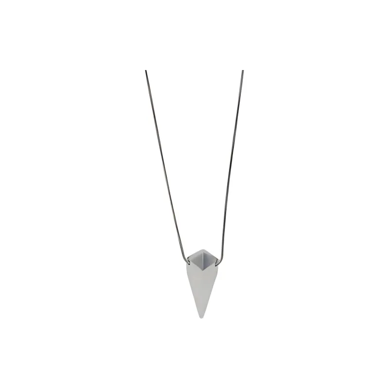 RICK OWENS Pyramid Charm Necklace-1
