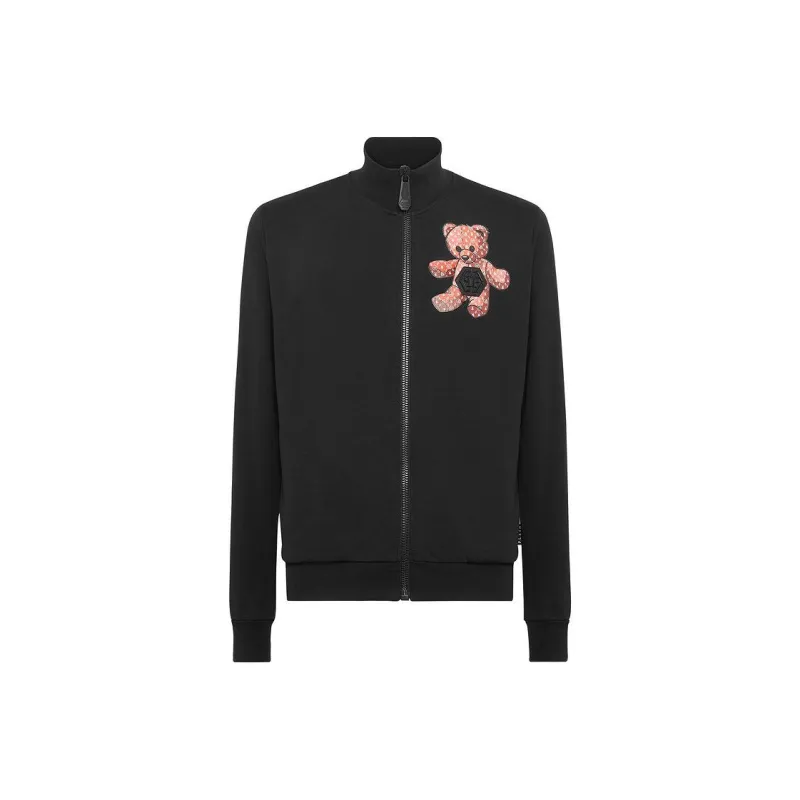 PHILIPP PLEIN Teddy Bear Zip up Sweatshirt-0