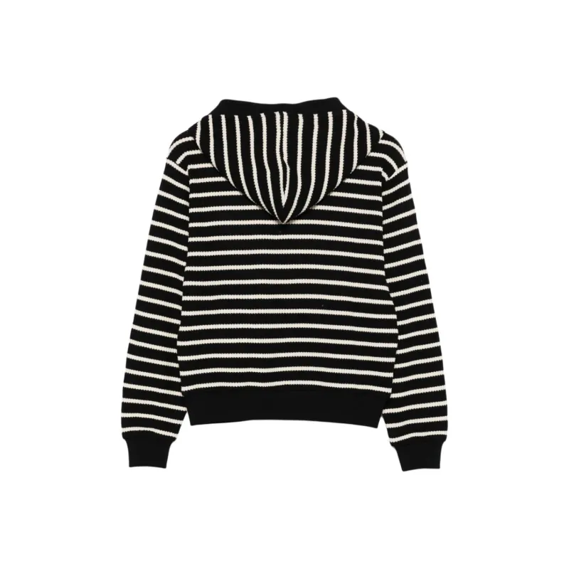 EMPORIO ARMANI Striped Hoodie-1