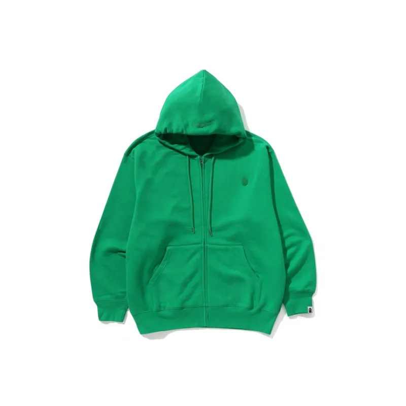 A BATHING APE One Point Relaxed Fit Full Zip Hoodie-4