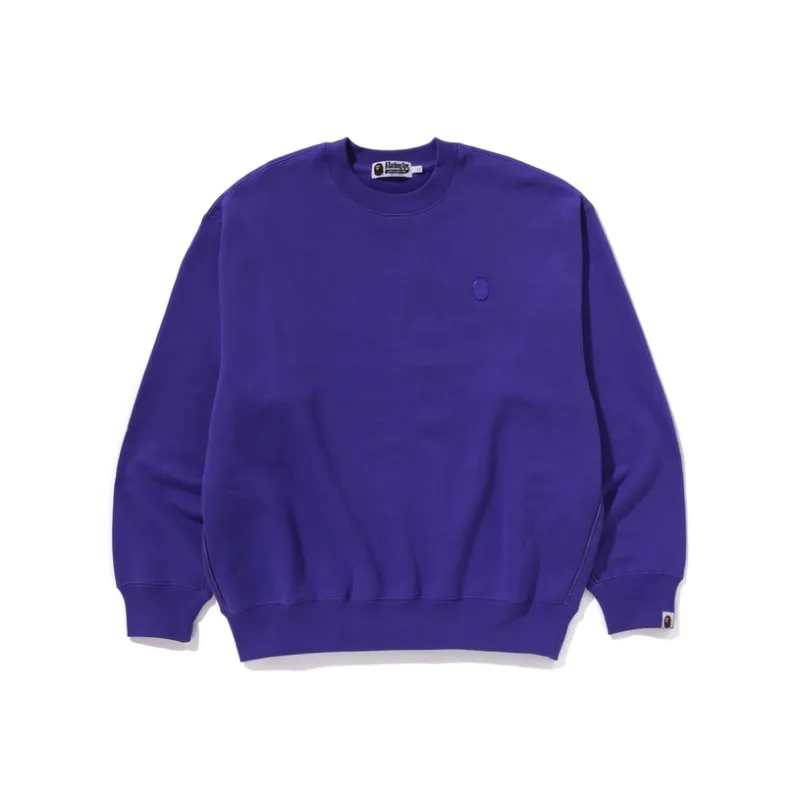 A BATHING APE One Point Relaxed Fit Crewneck Sweatshirt-6