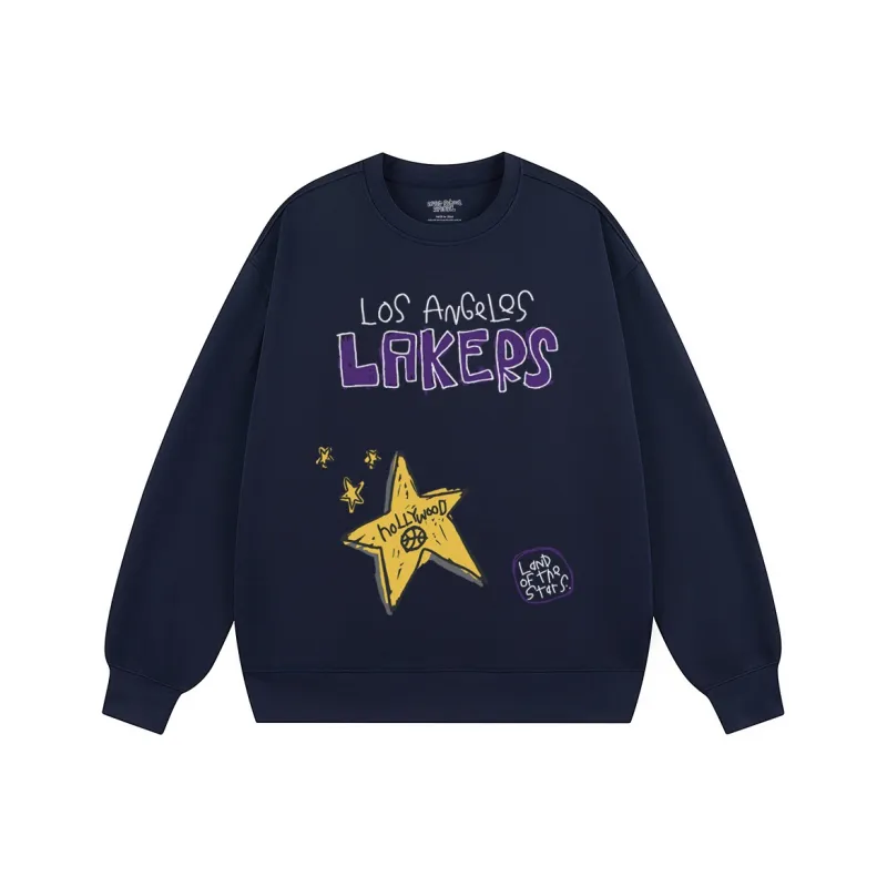 AFTER SCHOOL SPECIAL FW24 Sweatshirt Unisex Navy Blue-0