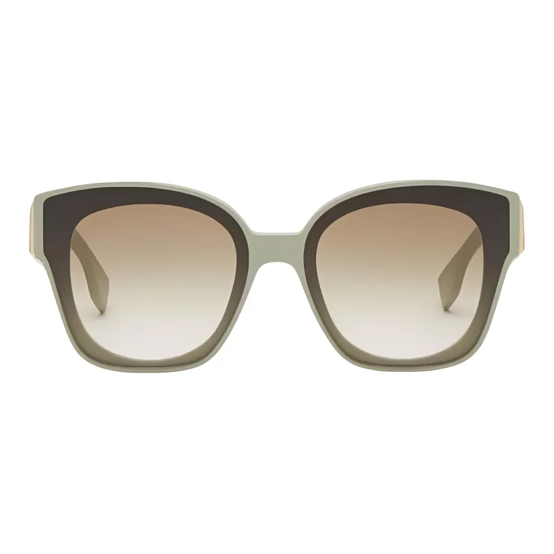 FENDI Sunglasses Women's Gray Green-1