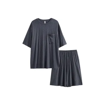 Peninsula City Pajama Set Loose Fit Plus Size Men's